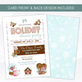 editable holiday party invite